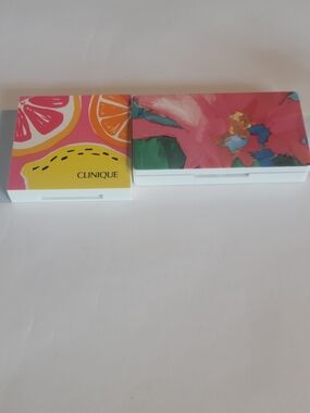 Clinique Floral & Citrus Compact Duo - Pink, Yellow, Orange, Green, Blue